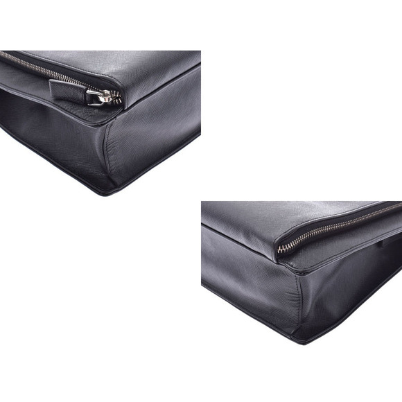 Prada Black Saffiano Business Bag Briefcase Document - Picture 6 of 9